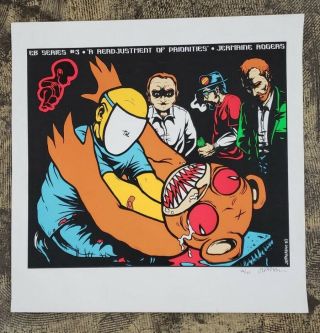 Jermaine Rogers Art Print Limited Silkscreen Poster 46/125 Signed By Artist