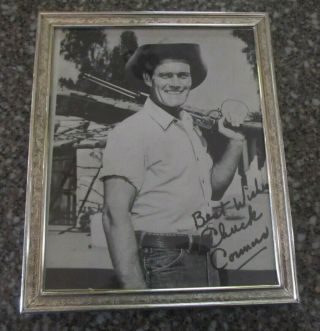 Chuck Connors Signed 8x10 Photo The Rifleman Autographed Framed Reprint