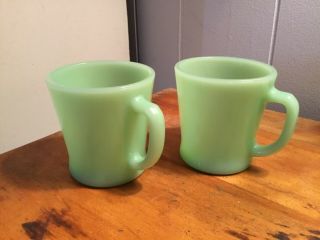 2 Vintage Anchor Hocking Coffee Mugs