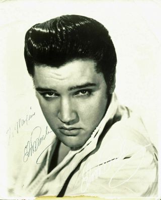 Elvis Presley Vintage Signed 8x10 Photo Autographed Reprint