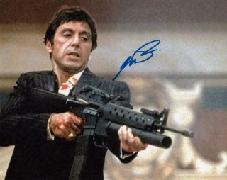 Al Pacino " Tony Montana,  Scarface " Autographed Signed 8x10 Photo Reprint