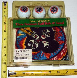 Kiss Band Rock And Roll Over Logo Golf Gift Pack 3 Balls Golf Towel 1996