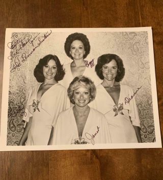The Lennon Sisters - Autographed/signed 8x10 Photo - Singers