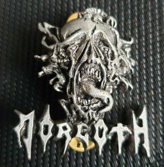 Morgoth Pin Made In Eng 1991 Poker Metal Metallica Iron Maiden