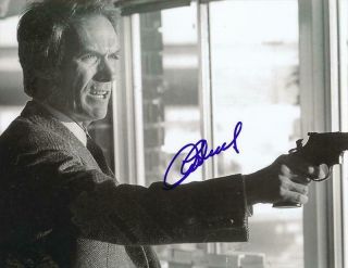 Clint Eastwood (dirty Harry) Autographed Signed 8x10 Photo Reprint