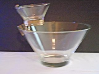 Chip And Dip Set Vintage Anchor Hocking Clear Glass Party Ware 1950 
