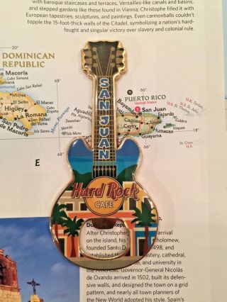 San Juan Puerto Rico - Hard Rock Cafe Closed - Hrc - Guitar Metal Magnet Opener