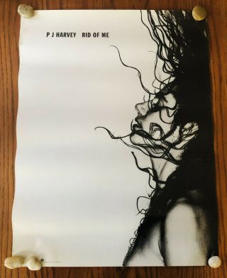 Rare Pj Harvey Rid Of Me Poster 1993 Island Records 18x24 "