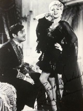 Lana Turner Signed Photo Great 6 - 8