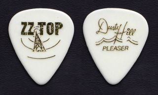 Zz Top Dusty Hill Signature White Guitar Pick - 1994 Antenna Tour