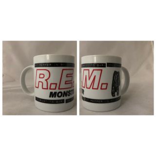 Rare R.  E.  M.  Monster Promo Coffee Mug 1998