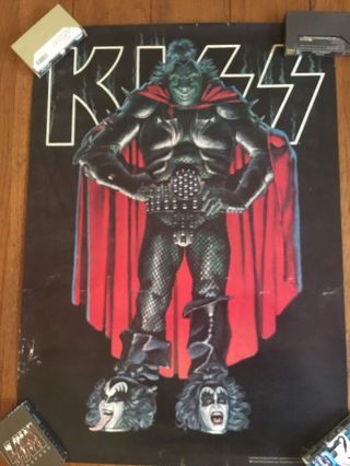 Kiss 20x28” Poster 1977,  Gene Simmons Monster Very Rare