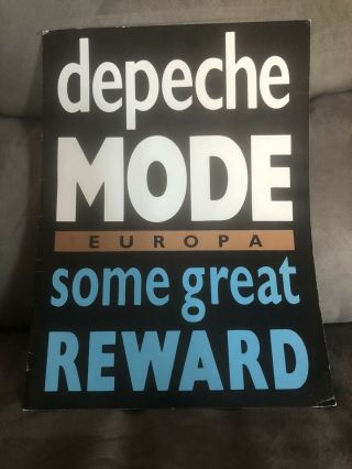 Depeche Mode Europa Tour Programme 1984