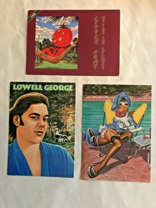 Lowell George Little Feat Set Of 3 Warner Bros Records Promo Post Cards 1978 - 79