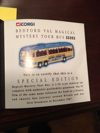 Corgi Magical Mystery Tour Bus,  1997,  Beatles 8