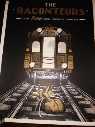 The Raconteurs Jack White 2019 Tour Poster Kings Theatre Brooklyn 201/280