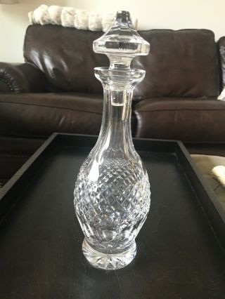Vintage Irish Waterford Cut Crystal Decanter W/ Stopper - Colleen