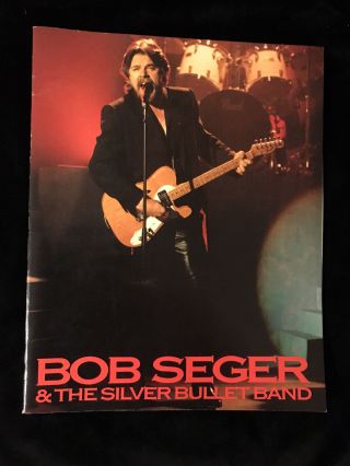 Bob Seger - American Storm Tour - Concert Program Book - 1986