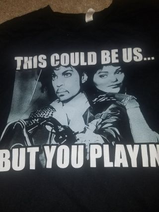 Prince This Could Be Us But You Playin Meme Shirt Size Medium Purple Rain Rare 2