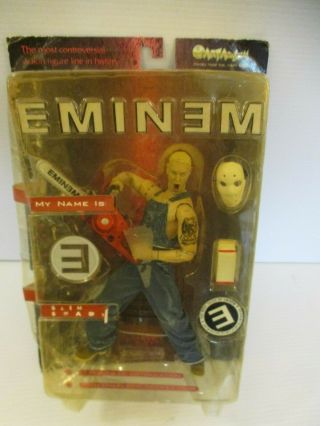 Art Asylum Eminem My Name Is Slim Shady Chainsaw Figurine In Packet