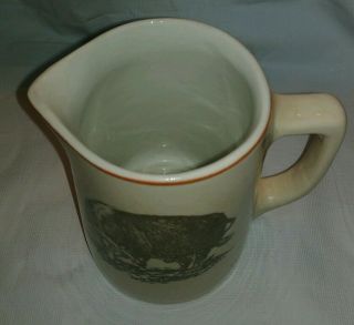 Medalta Cattle Country Jug Pitcher pottery Alberta Canada 4