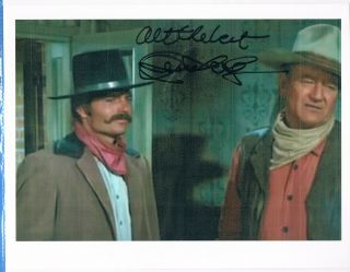 Patrick Wayne Hand Signed Autographed 8x10 Photo With John Wayne