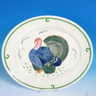 Burleigh Ware Harold Bennett - Thanksgiving Turkey Platter - 17 X 14¾ Inches