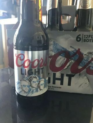 3 Jonas Brothers Coors Beer Bottles (3 Empty Bottles) 2