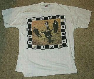 R.  E.  M.  - Out Of Time - T - Shirt - Vintage - Authentic - Xl - Michael Stipe