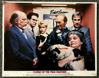 Robert Loggia Signed Autographed Photo.  Pink Panther.  Orig Lobby Card.  Scarface.