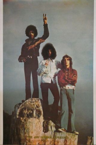 Jimi Hendrix Experience Poster Visual Thing 1969