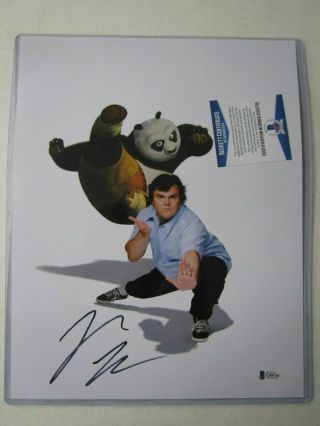 Jack Black Auto Autograph Kung Fu Panda 11x14 Photo Beckett