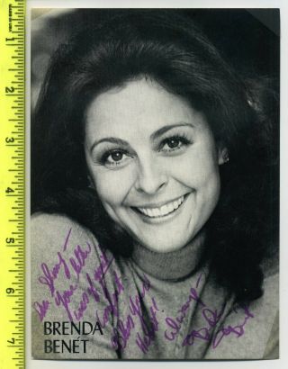 Brenda Benet - Signed Autograph Photo Days Of Our Lives (villainess Lee Dumond)