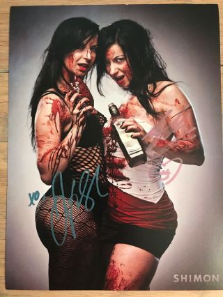 Soska Sisters Signed 9 X 12 Photo Autograph Horror Twisted Twins American Mary
