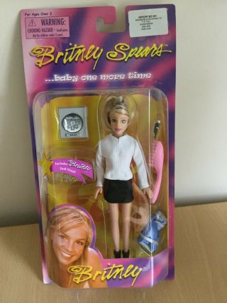 2000 Play Along Britney Spears 6” “baby One More Time” Doll Rare Htf