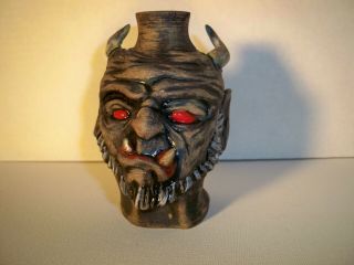 Face Jug,  Nc Pottery,  Folk Art,  By Nc Artist Joshua Carnes