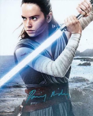Daisy Ridley (star Wars) Autographed Signed 8x10 Photo Reprint