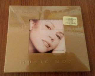 Mariah Carey Music Box Ltd Ed Gold Cd With Poster