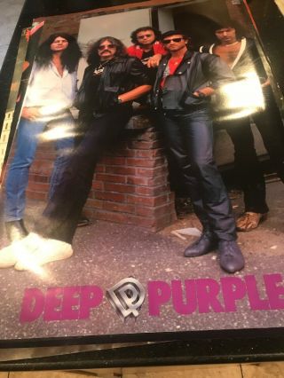 Vintage Deep Purple Poster 22x35