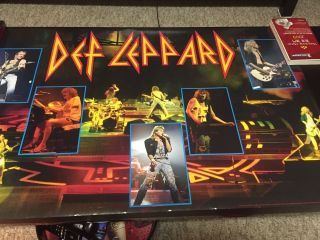 Vintage Def Leppard 1988 Hysteria Tour Poster/savage Elloit Still