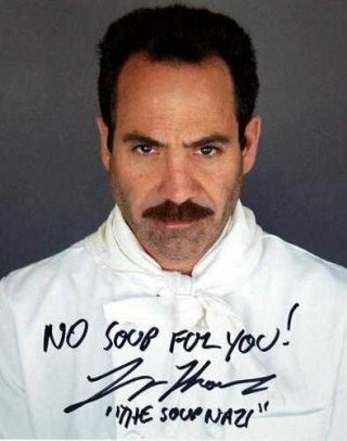 Seinfeld Soup Nazi 8 X 10 Photo Signed [rare] [this Is A Reprint Photo]