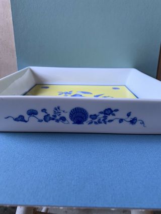 Chase Costa Azzurra Porcelain Dish Plate Tray Made In Japan 9”x 9” 3