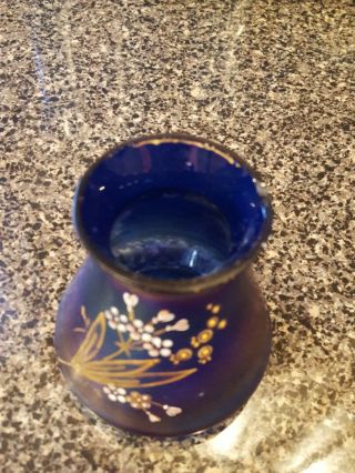 Iridescent Art Nouveau enameled Vase Attributed To LOETZ 4 