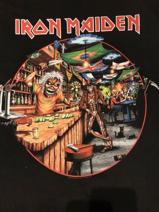 Iron Maiden Tour Shirt Legacy Of The Beast Brazil 2019 Xl