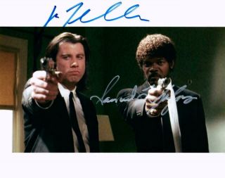 John Travolta / Samuel L Jackson Autographed Signed 8x10 Photo Reprint