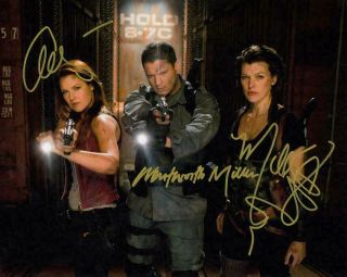 Jovovich / Miller (resident Evil) Cast Autographed Signed 8x10 Photo Reprint