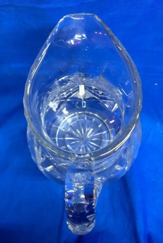 SIGNED HAWKES AMERICAN BRILLIANT CUT GLASS PITCHER 6