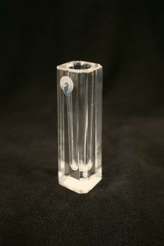 Waterford Lead Crystal 6 " Candlestick/bud Vase Modern Design - Nwt