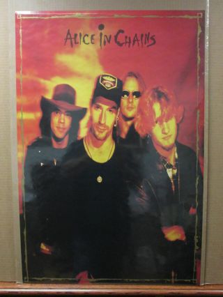 Alice In Chains Grunge Poster 1993 - Jar Of Flies Era Layne Staley Seattle Band