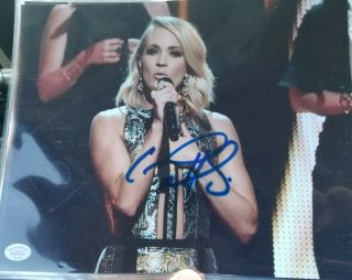 Country Music Artist Carrie Underwood Signed Autographed 8x10 Photo W/coa